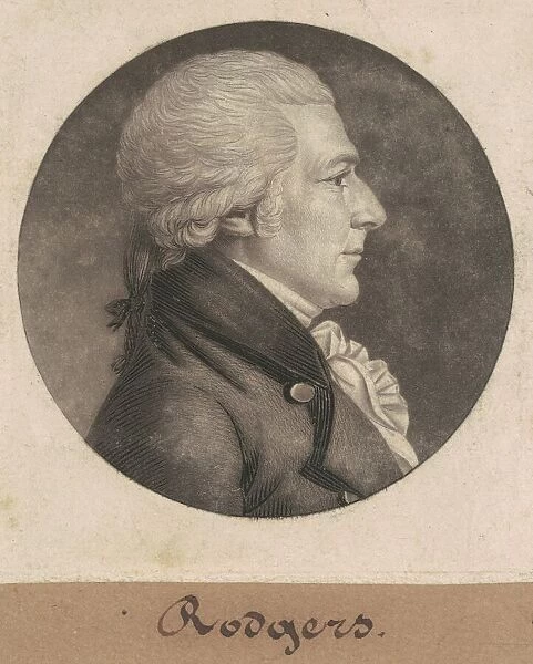 Rodgers, 1802. Creator: Charles Balthazar Julien Fevret de Saint-Memin