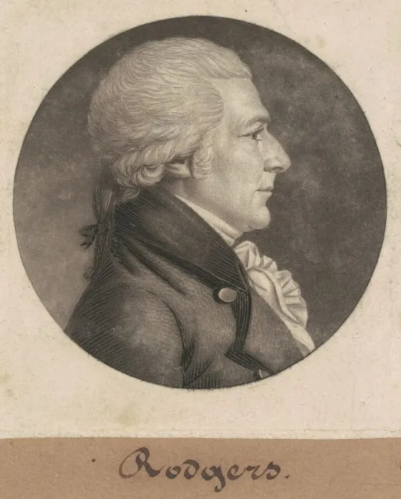 Framed Print : Rodgers, 1802. Creator: Charles Balthazar Julien Fevret de Saint-Memin Framed Print : Rodgers, 1802. Creator: Charles Balthazar Julien Fevret de Saint-Memin