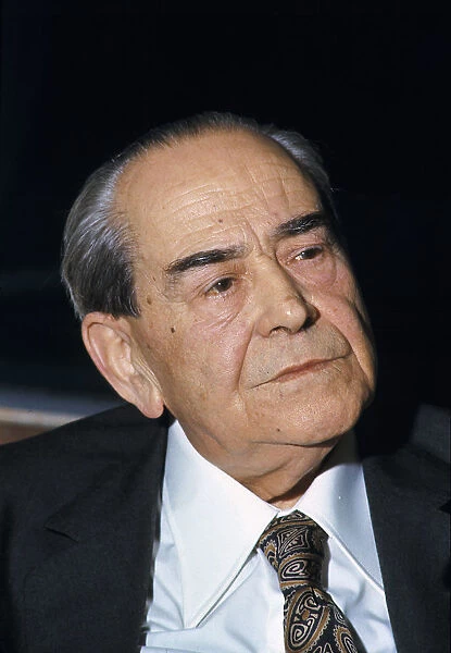Rodolfo Llopis (1895-1983), Spanish politician, photo 1980