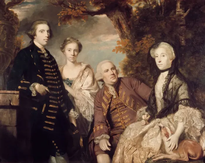 Framed Print : The Roffey Family, 1765. Creator: Sir Joshua Reynolds Framed Print : The Roffey Family, 1765. Creator: Sir Joshua Reynolds