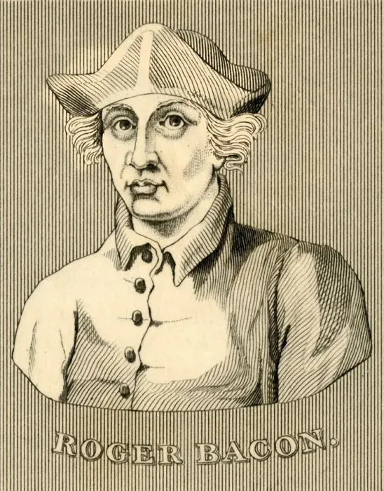 Framed Print : Roger Bacon, (1219-1292), 1830. Creator: Unknown Framed Print : Roger Bacon, (1219-1292), 1830. Creator: Unknown