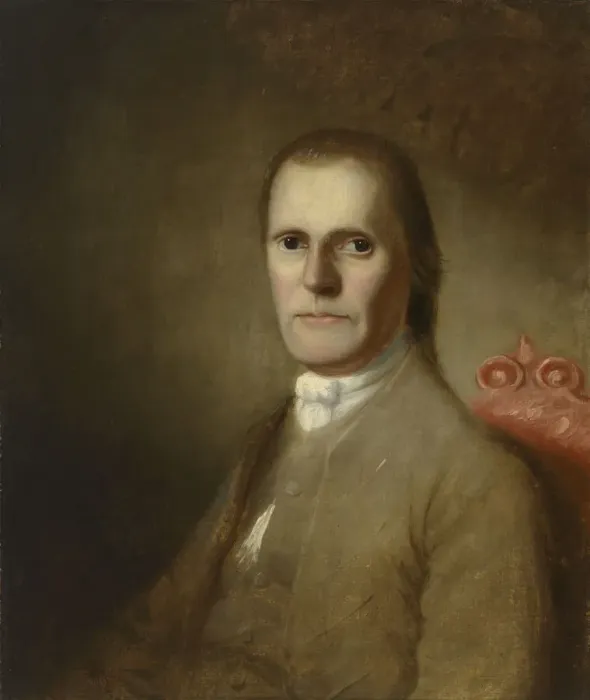Framed Print : Roger Sherman, mid-late 19th century. Creator: Unknown Framed Print : Roger Sherman, mid-late 19th century. Creator: Unknown