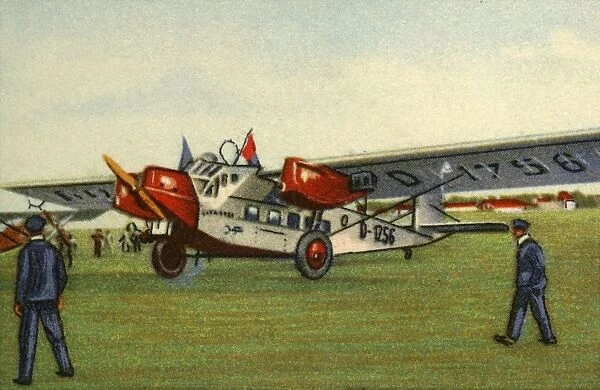 Rohrbach Roland plane, 1920s, (1932). Creator: Unknown