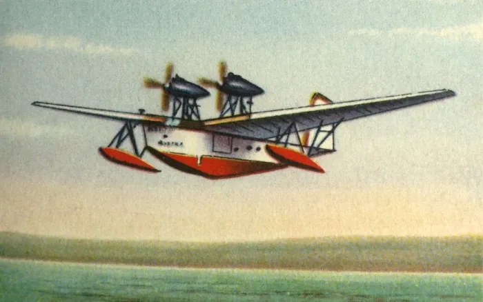Framed Print : Rohrbach Rostra flying boat, 1920s, (1932). Creator: Unknown