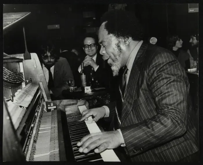 Framed Print : Roland Hanna playing the piano, 1980. Artist: Denis Williams Framed Print : Roland Hanna playing the piano, 1980. Artist: Denis Williams