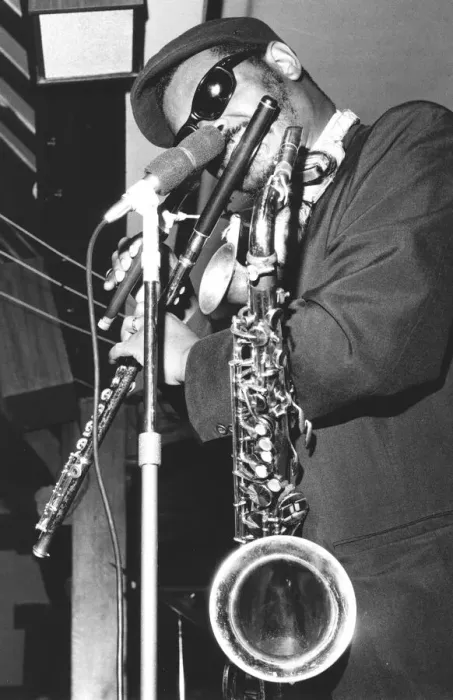 Framed Print : Roland Kirk, Black Prince, Bexley, London, 1967. Creator: Brian Foskett Framed Print : Roland Kirk, Black Prince, Bexley, London, 1967. Creator: Brian Foskett