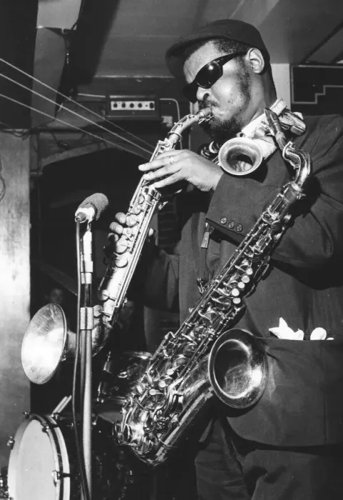 Framed Print : Roland Kirk, Black Prince, Bexley, London, 1967. Creator: Brian Foskett Framed Print : Roland Kirk, Black Prince, Bexley, London, 1967. Creator: Brian Foskett