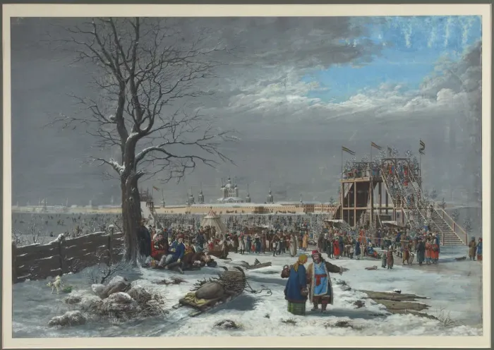 Framed Print : The roller coasters on the Neva near the Smolny Convent in Saint Petersburg Framed Print : The roller coasters on the Neva near the Smolny Convent in Saint Petersburg