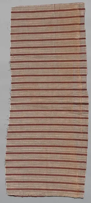 Framed Print : Roller Printed Cotton Textile, 19th century. Creator: Unknown Framed Print : Roller Printed Cotton Textile, 19th century. Creator: Unknown