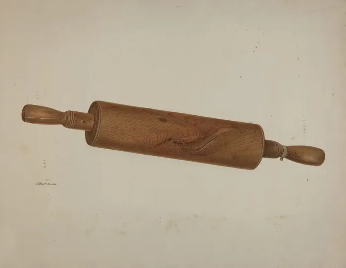 Framed Print : Rolling Pin, c. 1940. Creator: Albert Rudin Framed Print : Rolling Pin, c. 1940. Creator: Albert Rudin