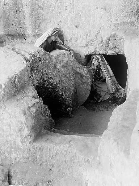 Rolling Stone, Tomb of Kings, Jerusalem, between c1915 and c1920. Creator: Bain News Service