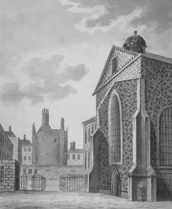 Framed Print : Rolls Chapel, Chancery Lane, City of London, 1800 Framed Print : Rolls Chapel, Chancery Lane, City of London, 1800