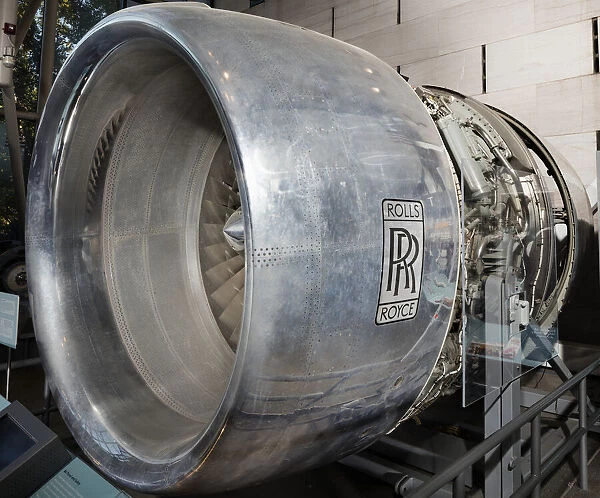 Rolls-Royce RB211-22 Turbofan Engine, Cutaway, 1973. Creator: Rolls-Royce