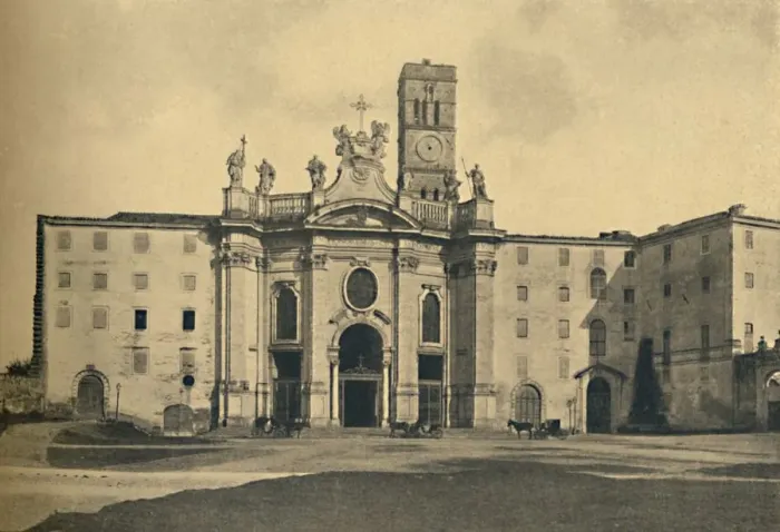 Framed Print : Roma - Basilica of the Holy Cross of Jerusalem, 1910 Framed Print : Roma - Basilica of the Holy Cross of Jerusalem, 1910