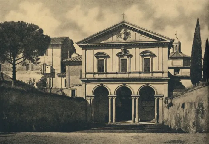 Framed Print : Roma - Basilica of S. Sebastian on the Appian Way, 1910 Framed Print : Roma - Basilica of S. Sebastian on the Appian Way, 1910