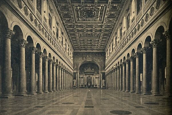 Roma - Basilica of St. Paul outside the walls, 1910