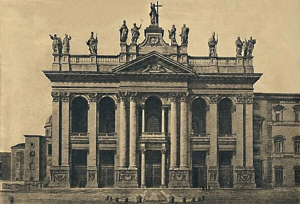 Roma - Facade of the Basilica of St. John Lateran (Ales. Galilei, 1734), 1910