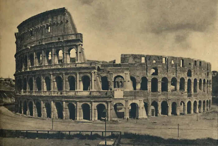 Framed Print : Roma - Flavian Ampitheatre Known as Colosseum, 1910 Framed Print : Roma - Flavian Ampitheatre Known as Colosseum, 1910