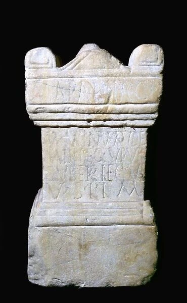 Roman Altar from York dedicated to mother goddesses