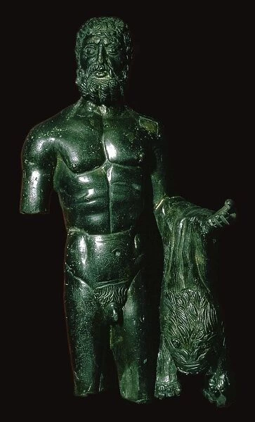 Roman bronze of Hercules