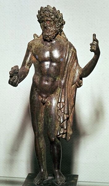 Roman bronze of Poseidon
