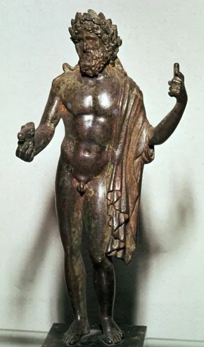 Framed Print : Roman bronze of Poseidon Framed Print : Roman bronze of Poseidon