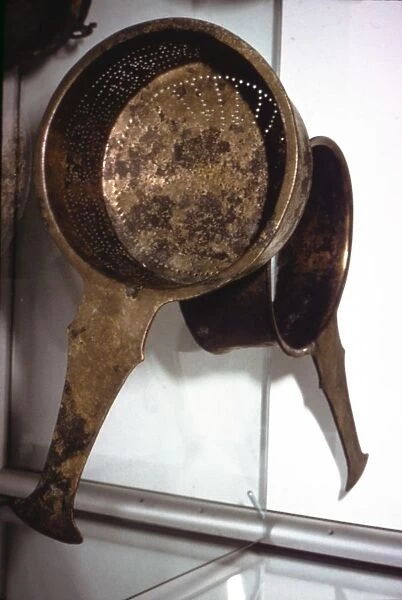 Roman bronze Strainer from Germany, c2nd century