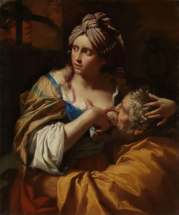 Framed Print : Roman Charity, c1670. Creator: Lorenzo Pasinelli Framed Print : Roman Charity, c1670. Creator: Lorenzo Pasinelli