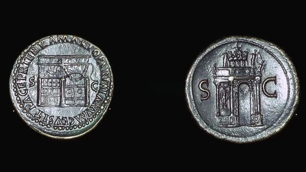Roman coins of Nero, 1st century