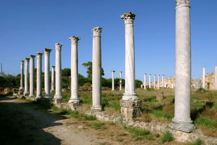 Framed Print : Roman columns, Salamis, North Cyprus Framed Print : Roman columns, Salamis, North Cyprus