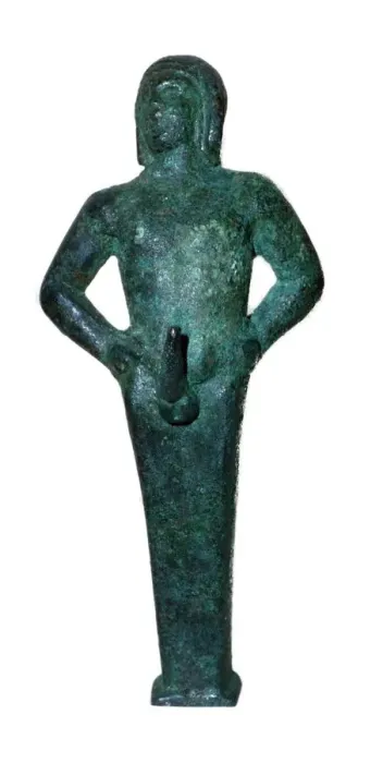 Framed Print : Roman copper alloy statuette of herm of Priapus from Pakenham, Suffolk Framed Print : Roman copper alloy statuette of herm of Priapus from Pakenham, Suffolk