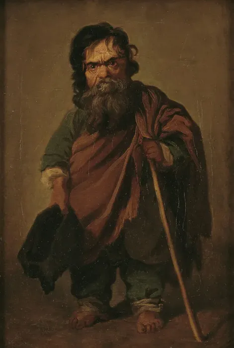 Framed Print : The Roman Dwarf Francesco Ravai, called Bajocco, 1773-1776. Creator: Jens Juel Framed Print : The Roman Dwarf Francesco Ravai, called Bajocco, 1773-1776. Creator: Jens Juel