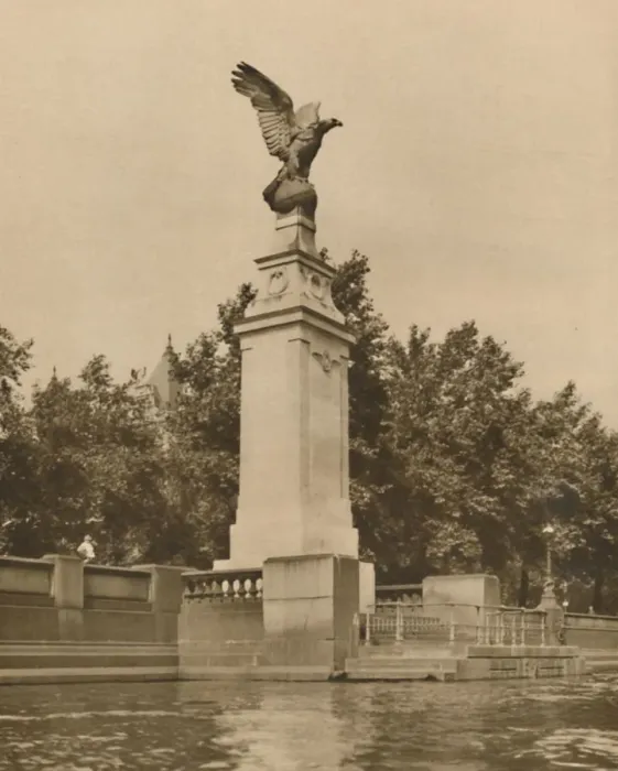 Framed Print : A Roman Eagle Fittingly Symbolises The Flying Men of the Great War, c1935. Creator: Unknown Framed Print : A Roman Eagle Fittingly Symbolises The Flying Men of the Great War, c1935. Creator: Unknown