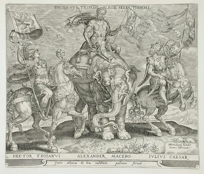 Framed Print : Three Roman Emperors, 1567. Creator: Harmen Jansz Muller Framed Print : Three Roman Emperors, 1567. Creator: Harmen Jansz Muller