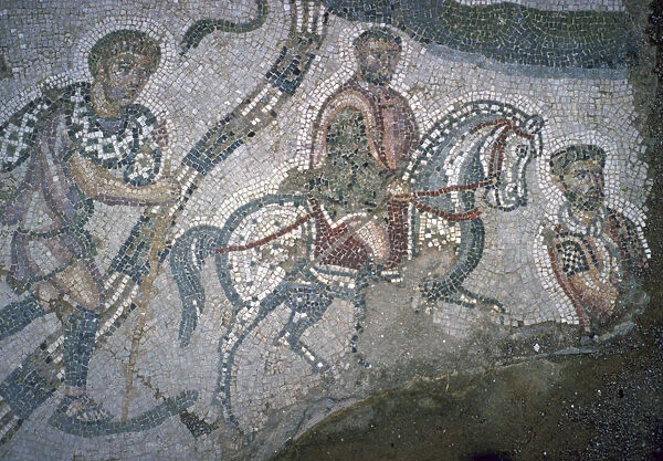 Roman mosaic from Bulla Regia, 2nd century BC