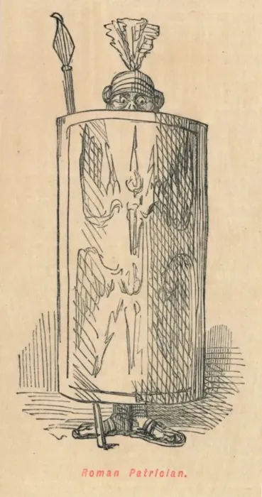 Framed Print : Roman Patrician, 1852. Artist: John Leech