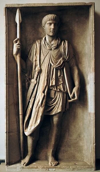 Roman relief of an Auxiliary soldier