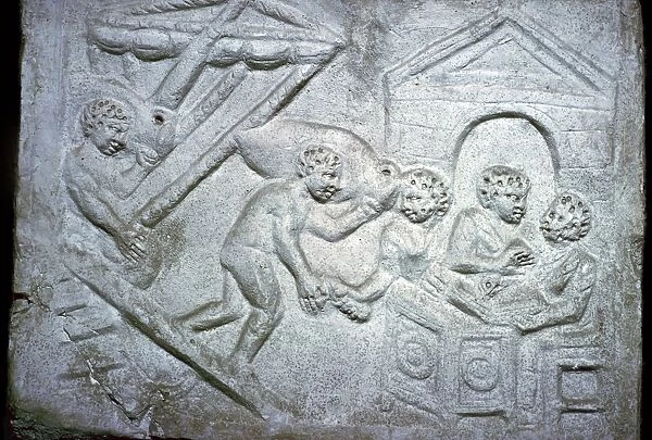 Roman relief of a ship