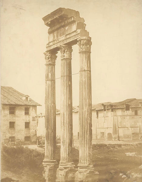 [Roman Ruins], 1860s. Creator: Attributed to Giacomo Caneva