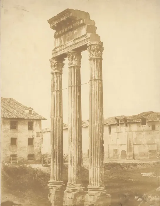 Framed Print : [Roman Ruins], 1860s. Creator: Attributed to Giacomo Caneva