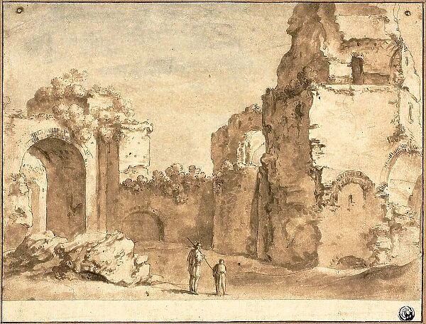 Roman Ruins, n.d. Creator: Unknown
