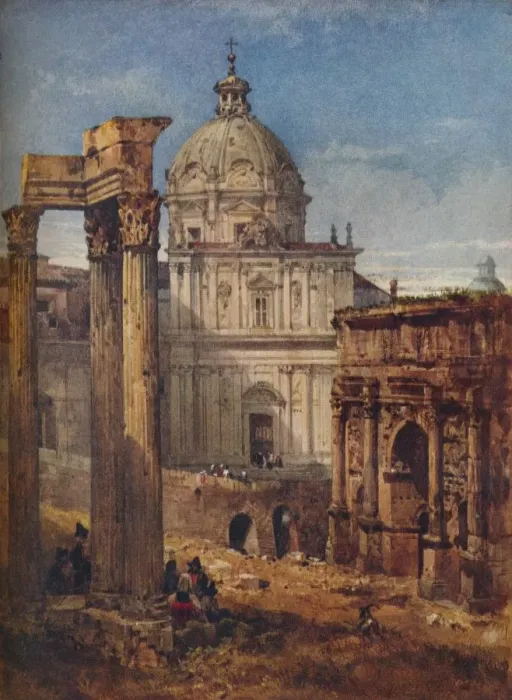 Framed Print : Roman Scene, c1831. Artist: William Wyld Framed Print : Roman Scene, c1831. Artist: William Wyld