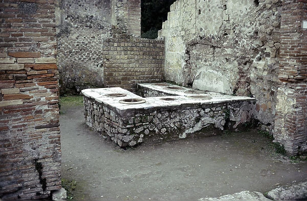 A Roman snack-bar, Herculaneum, Italy, 1st century