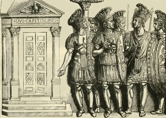 Framed Print : Roman Soldiers, 1890. Creator: Unknown Framed Print : Roman Soldiers, 1890. Creator: Unknown