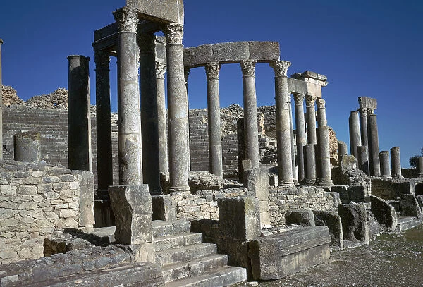 The Roman theatre of Dougga, 2nd century