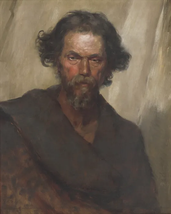 Framed Print : Roman vagrant, 1893. Creator: Eduard Ballo