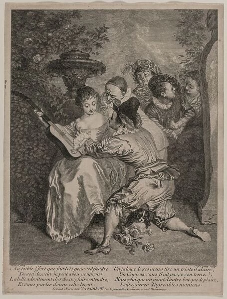 The Romancer, 1727. Creator: Charles-Nicolas Cochin (French, 1715-1790)