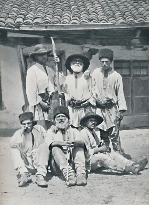 Framed Print : Romanian peasants, 1912 Framed Print : Romanian peasants, 1912