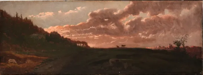 Framed Print : Romantic Landscape, 1871. Creator: Robert Seldon Duncanson Framed Print : Romantic Landscape, 1871. Creator: Robert Seldon Duncanson