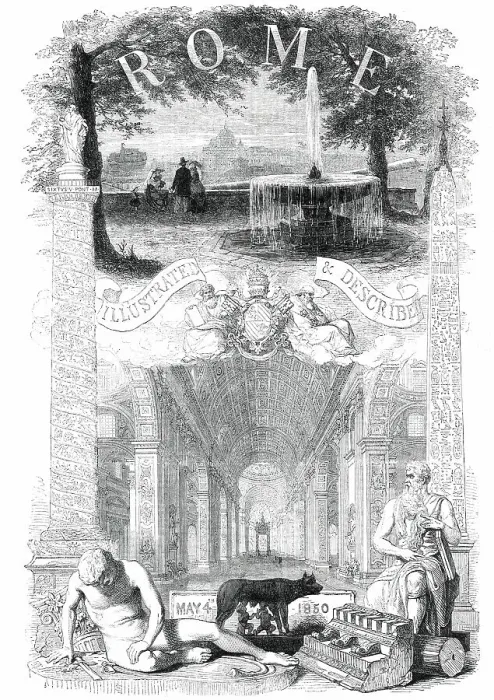 Framed Print : Rome, Illustrated and Described, May 4th, 1850. Creator: Unknown Framed Print : Rome, Illustrated and Described, May 4th, 1850. Creator: Unknown